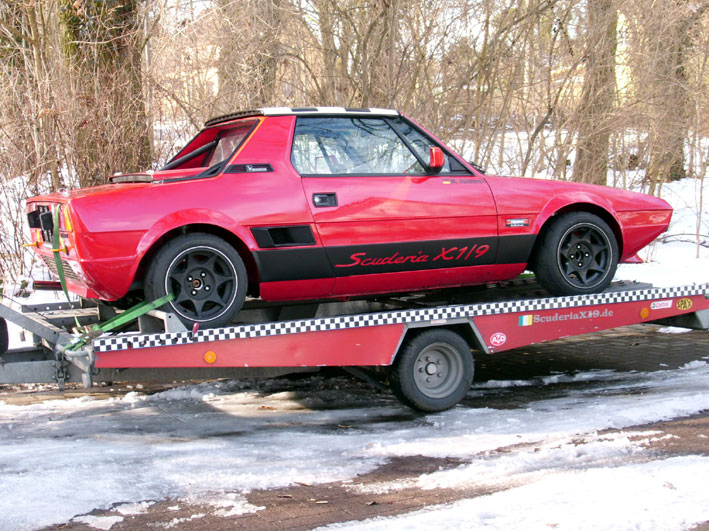 Motorraum Isolierung für den Fiat X1/9 in Baden-Württemberg - Wald